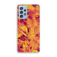 Eternal Fire: Samsung Galaxy A73 Transparant Hoesje