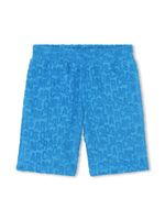 Marc Jacobs Kids short à logo brodé - Bleu