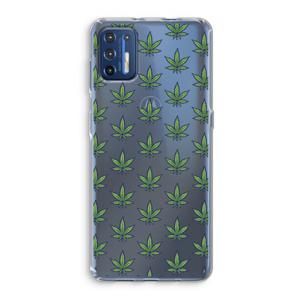 Weed: Motorola Moto G9 Plus Transparant Hoesje