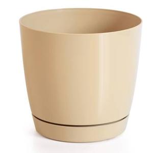 Prosperplast plantenpot|bloempot - kunststof - mat goud - D28 x H26 cm