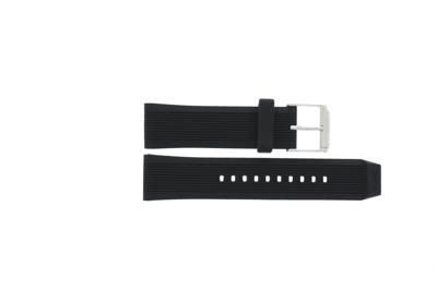 Horlogeband Michael Kors MK8366 Silicoon Zwart 24mm