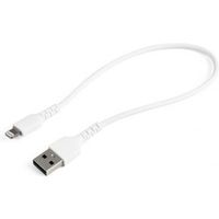StarTech.com RUSBLTMM30CMW mobiele telefoonkabel Wit 0,3 m USB A Lightning