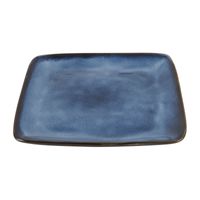 Vierkant bord Toscane - donkerblauw - 20x20 cm