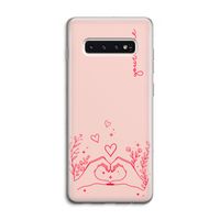 Love is in the air: Samsung Galaxy S10 4G Transparant Hoesje Love is in the air: Samsung Galaxy S10 4G Transparant Hoesje