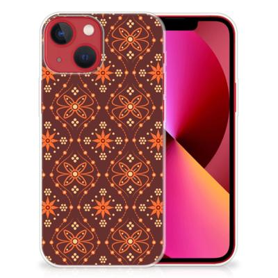 Apple iPhone 13 | TPU bumper | Batik Brown