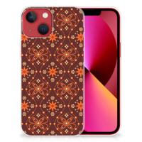 Apple iPhone 13 | TPU bumper | Batik Brown