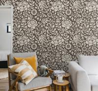 Behang vintage bloemen print