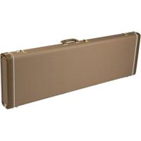 Fender G&G Deluxe Precision Bass Hardshell Case Brown/Gold Plush koffer voor Precision bas