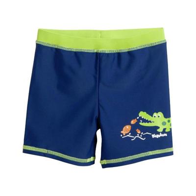 Playshoes zwemshort Krokodil Blauw-110-116