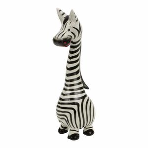 Houten Zebra lange Nek L