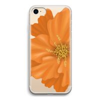 Orange Ellila flower: iPhone 7 Transparant Hoesje