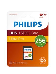 Philips FM25SD65B - SDXC kaart 256GB - Class 10 - UHS-I U3