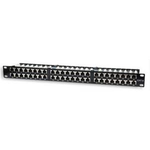 Intellinet 513517 48 poorten Netwerkpatchpaneel 483 mm (19) CAT 5e 1 HE Zwart