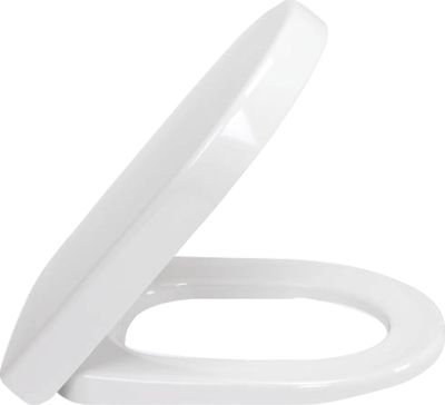 Villeroy & Boch 9M68S101 toiletbril Harde toiletbril Roestvrijstaal, Thermohardende Wit