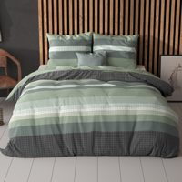 Dekbedovertrek Gradient Stripe Strepen 200x200 Cm Anti Allergie & Zacht Sleeptime Classy - Dekbed-Discounter.nl