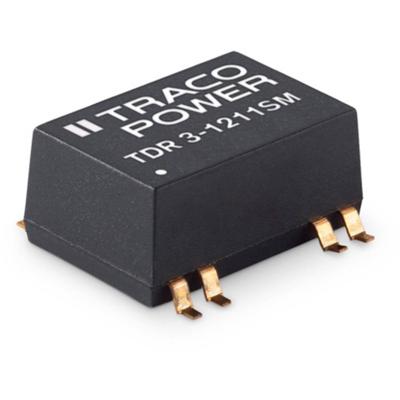 TracoPower TDR 3-2422SM DC/DC-converter, print 24 V/DC 12 V/DC, -12 V/DC 125 mA 3 W Aantal uitgangen: 2 x Inhoud 1 stuk(s)