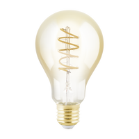 Lichtbron Amber spiraal E27 A75 245LM dimbaar