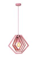 Lucide MAURO - Hanglamp Kinderkamer - 1xE27 - Roze
