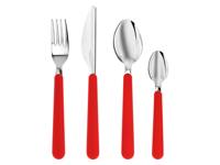 SILVERCREST Rvs bestekset 16-delig (Rood)
