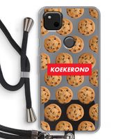 Koekerond: Pixel 4a Transparant Hoesje met koord
