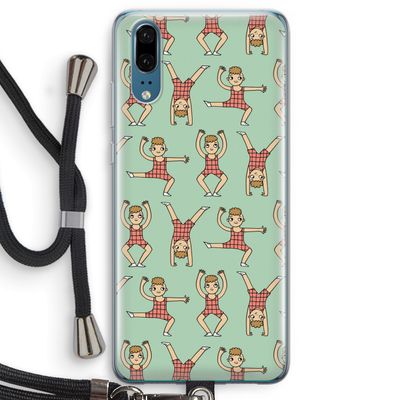 Gymboys: Huawei P20 Transparant Hoesje met koord