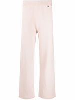 extreme cashmere pantalon droit en maille - Rose