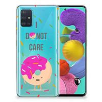 Samsung Galaxy A51 Siliconen Case Donut Roze