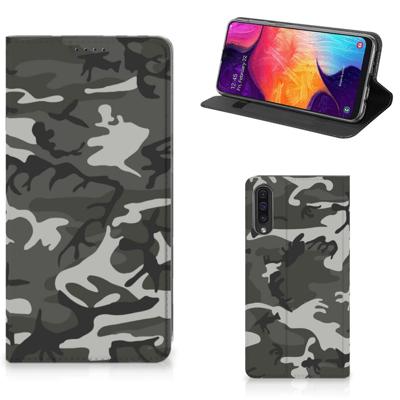 Samsung Galaxy A50 | Hoesje met Magneet | Army Light