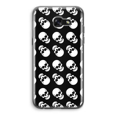 Musketon Skulls: Samsung Galaxy A5 (2017) Transparant Hoesje