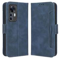 Cardholder Series Xiaomi 12T/12T Pro Portemonnee Hoesje - Blauw