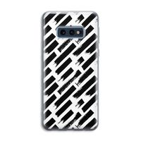 Zwarte vegen: Samsung Galaxy S10e Transparant Hoesje