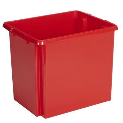 Sunware Opslagbox Nesta - kunststof - 45L - rood - 45 x 36 x 36 cm
