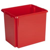 Sunware Opslagbox Nesta - kunststof - 45L - rood - 45 x 36 x 36 cm