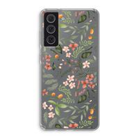Sweet little flowers: Samsung Galaxy S21 FE Transparant Hoesje