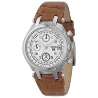Michael Kors horlogeband MK5010 Leder Bruin + bruin stiksel - thumbnail