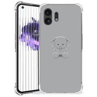 Nothing Phone (2) Stevig | Bumper Hoesje | Grijs Baby Olifant