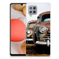 Samsung Galaxy A42 Siliconen Hoesje met foto Vintage Auto