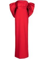 Solace London robe longue à épaules dénudées - Rouge