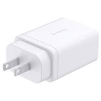 D-Link DCP-651 USB-oplader 65 W USB-A-bus, USB-C bus (Power Delivery) Quick Charge 4.0, USB PD 3.0 Wit Thuis Met adapter voor Verenigd Koninkrijk, Met adapter