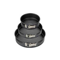 Set van 3 ronde springvormen - ZENKER - Zwart Metallic - 20, 24 en 28 cm