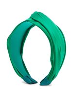 Jennifer Behr serre-tête Twist en satin - Vert