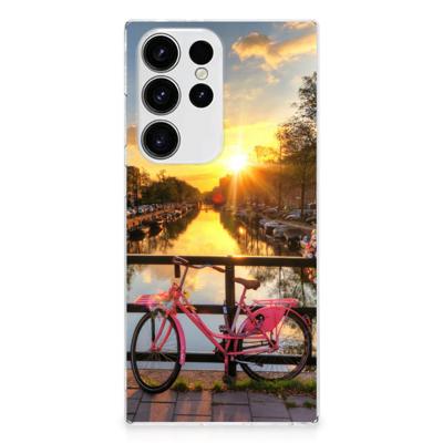 Samsung Galaxy S23 Ultra | Silliconen Back Cover | Amsterdamse Grachten