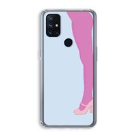 Pink panty: OnePlus Nord N10 5G Transparant Hoesje