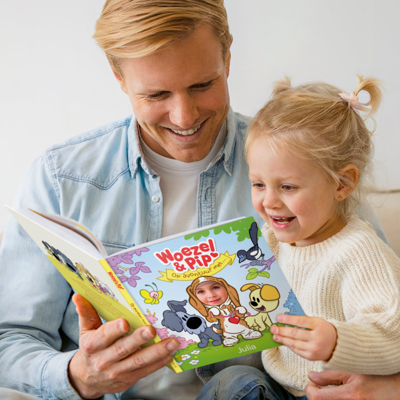 Gepersonaliseerd kinderboek - Woezel & Pip &apos;op Avontuur met&apos;