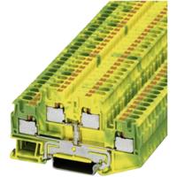 Phoenix Contact 3211854 Randaardeleidingklem 2-etages 6.2 mm Snelaansluiting Groen, Geel 1 stuk(s) Piece