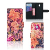Xiaomi Redmi 8A Hoesje Bosje Bloemen | Portemonnee hoesje