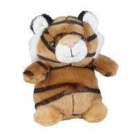 Pluche knuffel dieren Tijger 12 cm   -