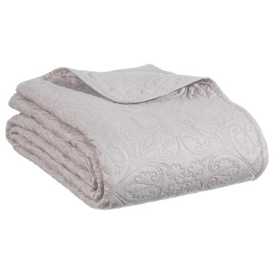 Atmosphera Bedsprei Arabesque - taupe - 240 x 260 cm - polyester - luxe motief