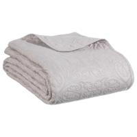 Atmosphera Bedsprei Arabesque - taupe - 240 x 260 cm - polyester - luxe motief