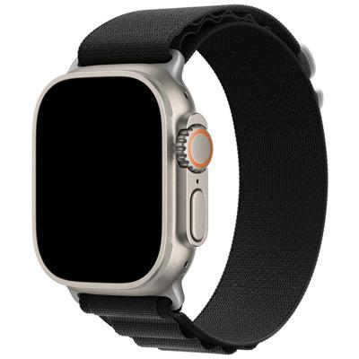 Apple Watch Nylon Alpine Band - Zwart - 44, 45, 46 & 49mm